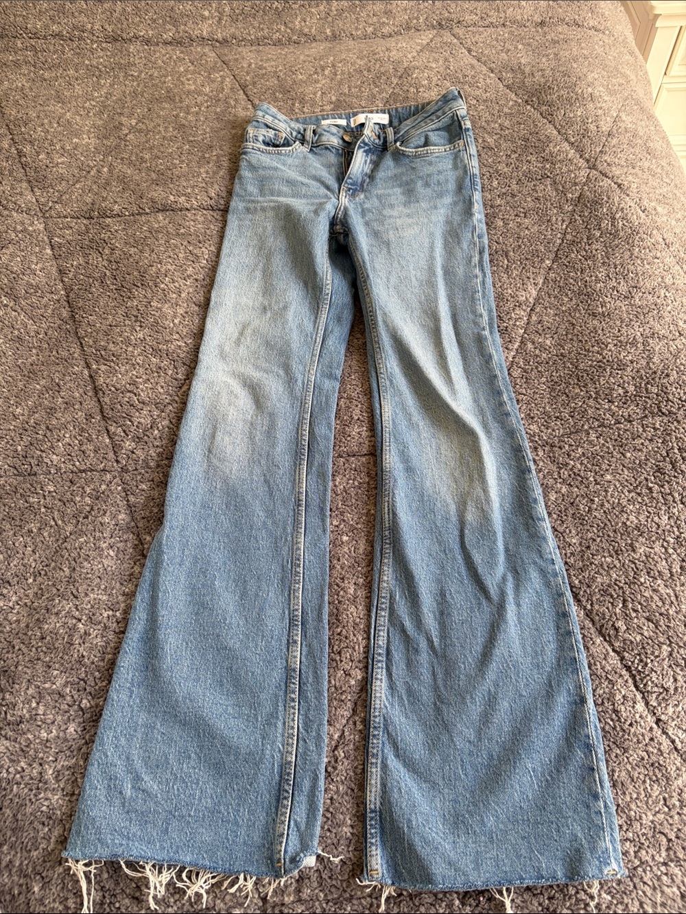 Mango Light Blue Flare Jeans